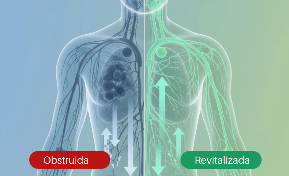 Diferencia de flujo linfático